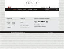 Tablet Screenshot of jocork.com